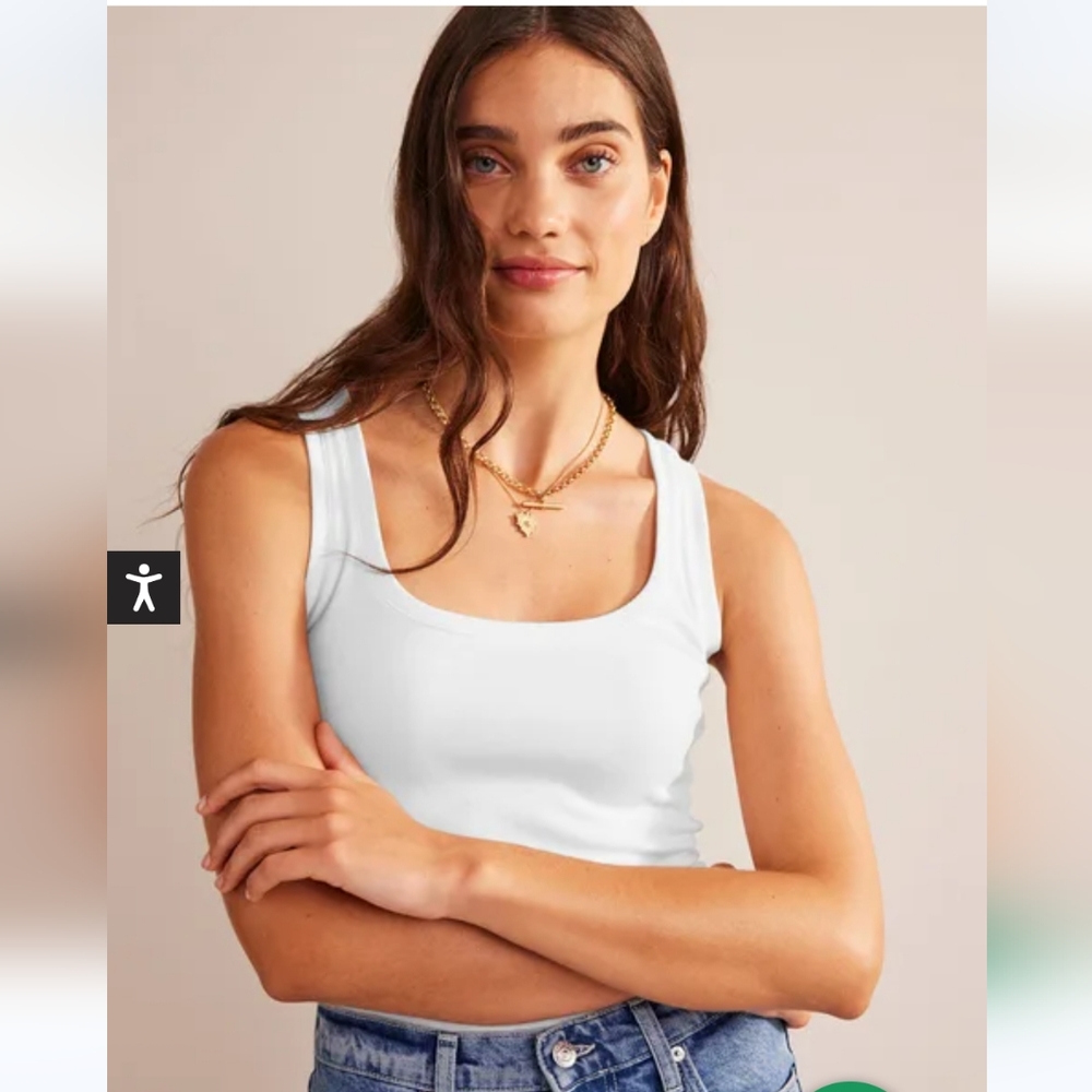 Boden Essential Scoop Neck Vest